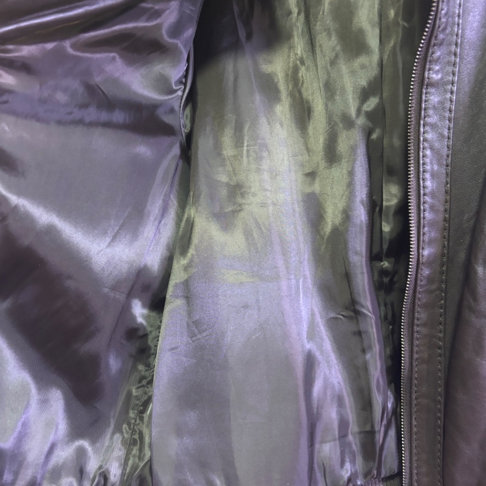 Brown Leather MICHAEL Michael Kors genuine leather jacket - Picture 6 of 6